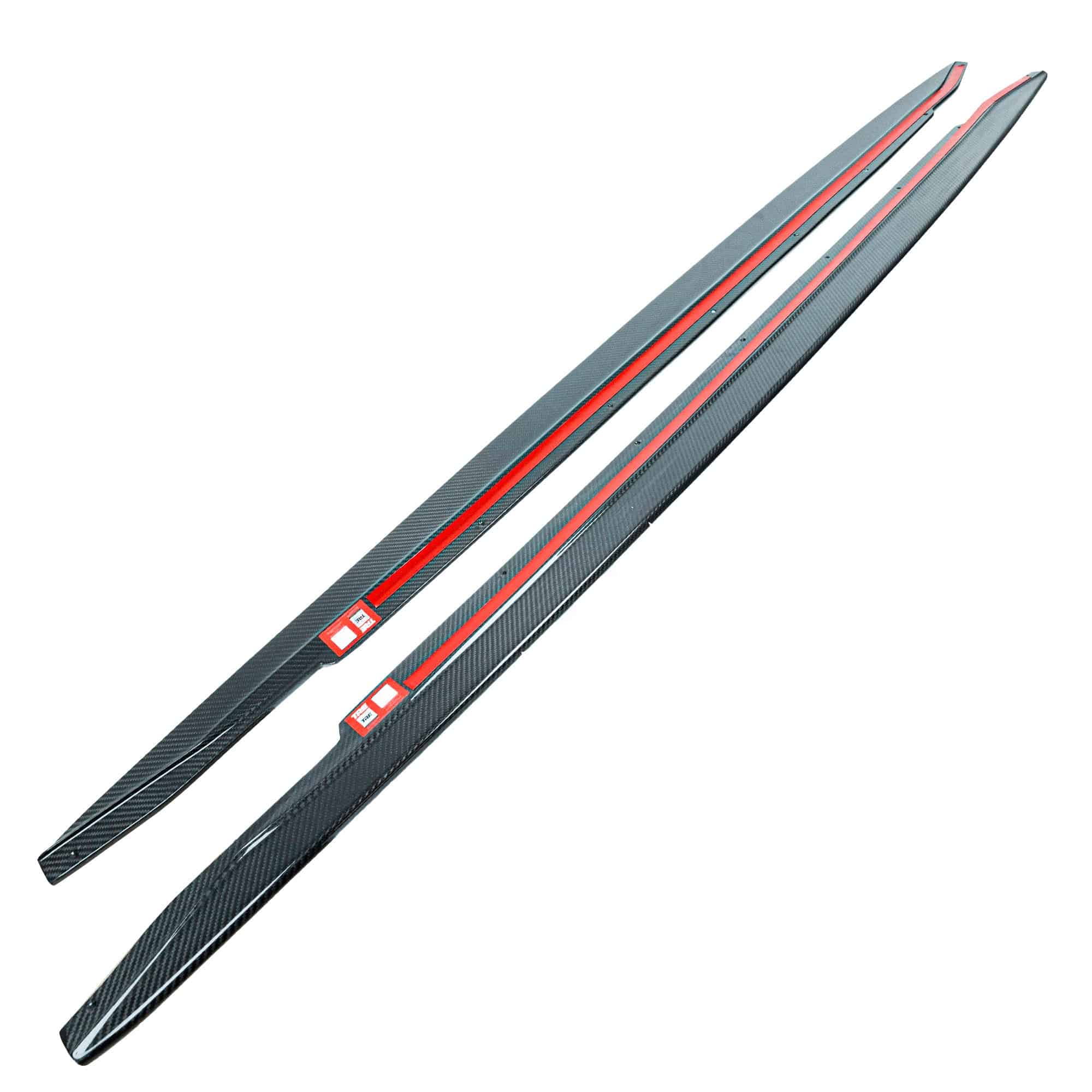 BMW M3 G80 G81 Pre - Preg Carbon Fibre PR - 1 Side Skirts by Trevora (2020+) - Evolve Automotive